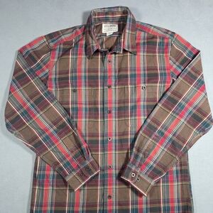 Filson Mens Lightweight Alaskan Guide Flannel Shirt Size Medium